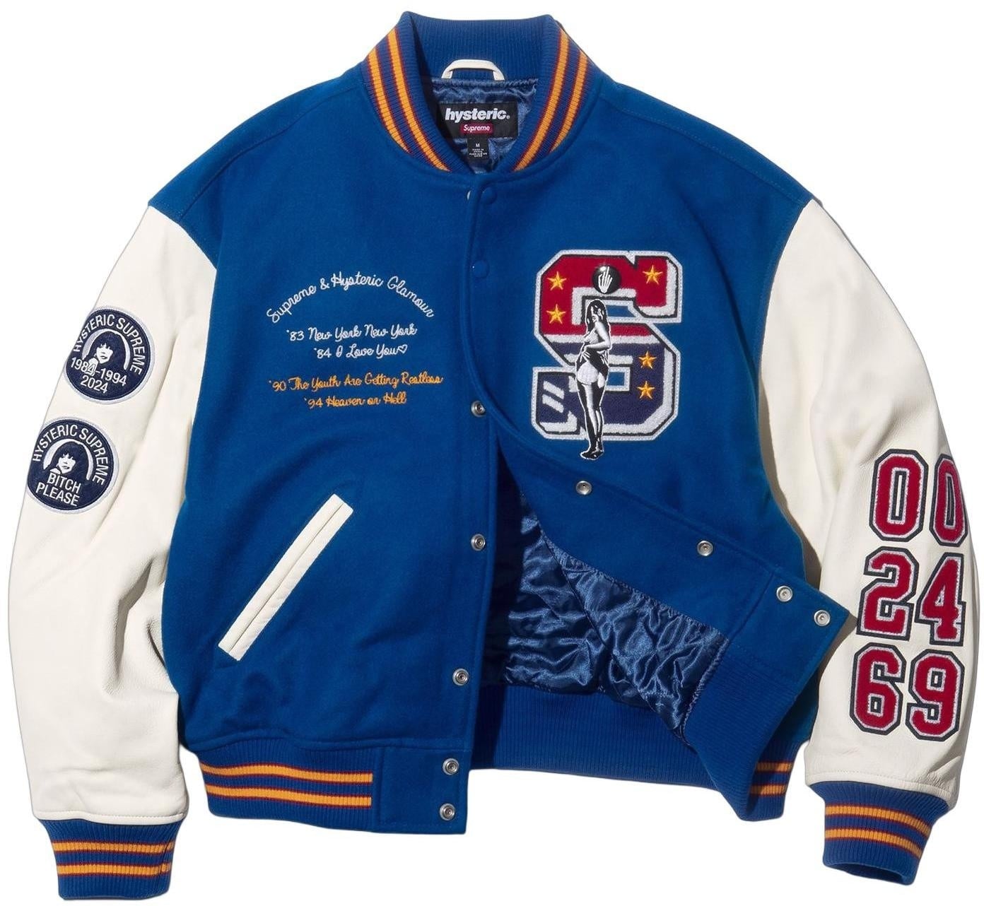 Supreme®/HYSTERIC GLAMOUR Varsity Jacket view 12